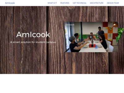 AmIcook homepage