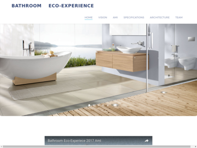 Bathroom Eco-Experience homepage