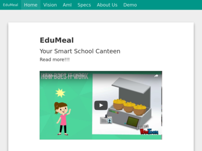 EduMeal homepage