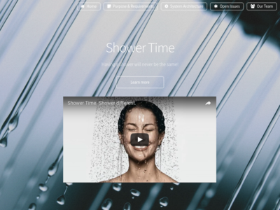 Shower Time homepage